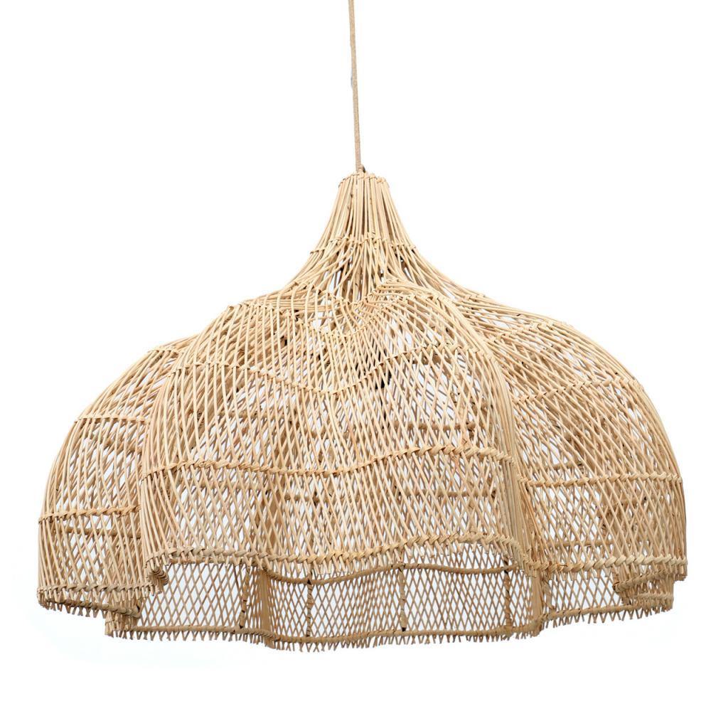 Ceiling Light Fitting - Single - Jute - Flo & Joe