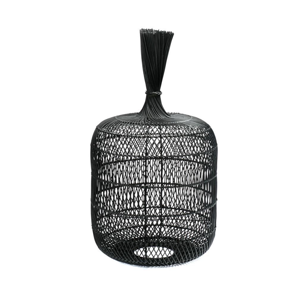 Dumpling Pendant / Floor Light - Black - 70cm - Flo & Joe