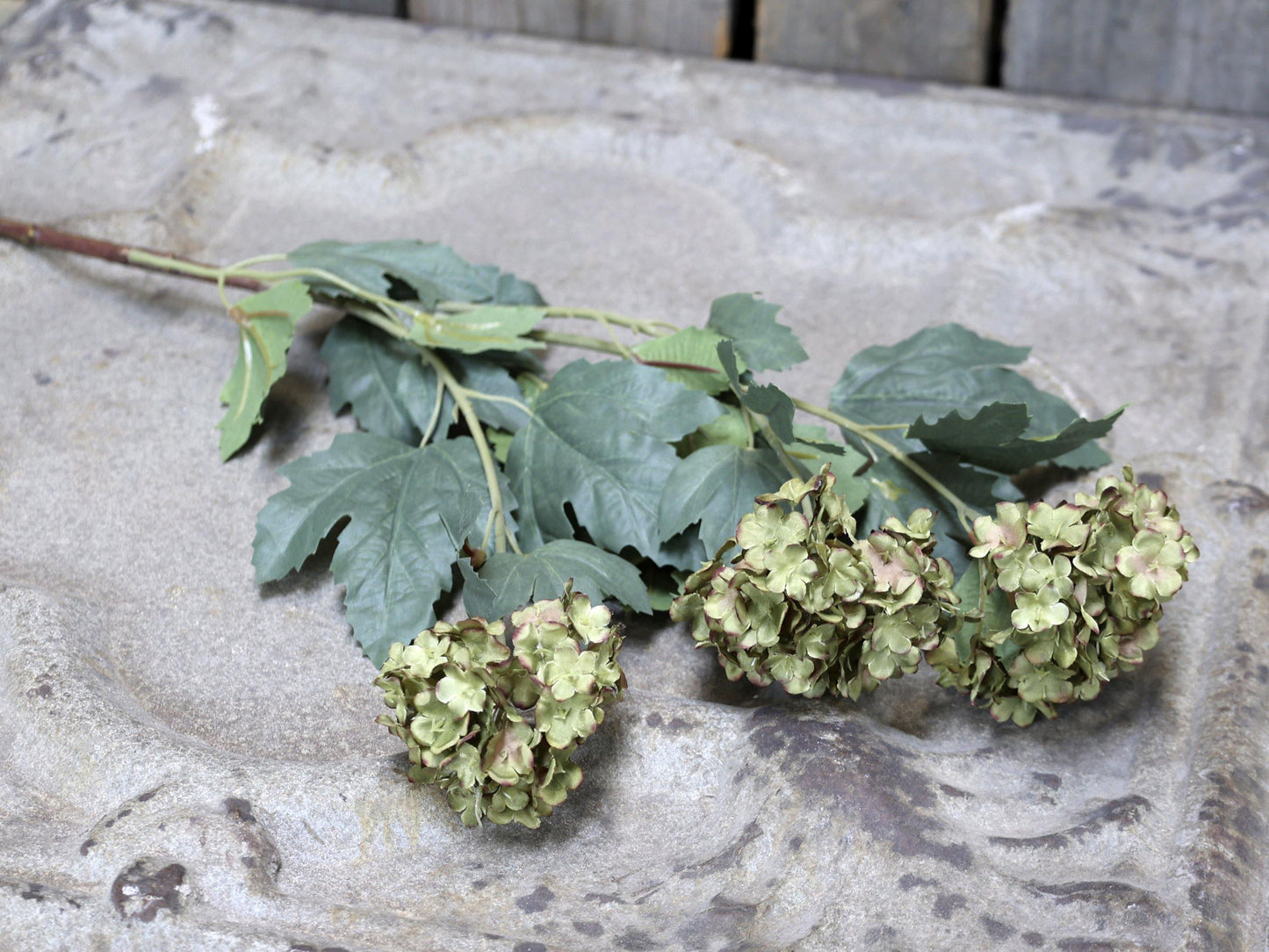 Faux Dried Snoball Flower Stems - Flo & Joe