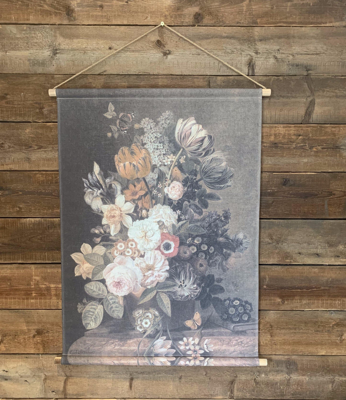 Floral Display Mural Wall Hanging 97 x 76cm - Flo & Joe