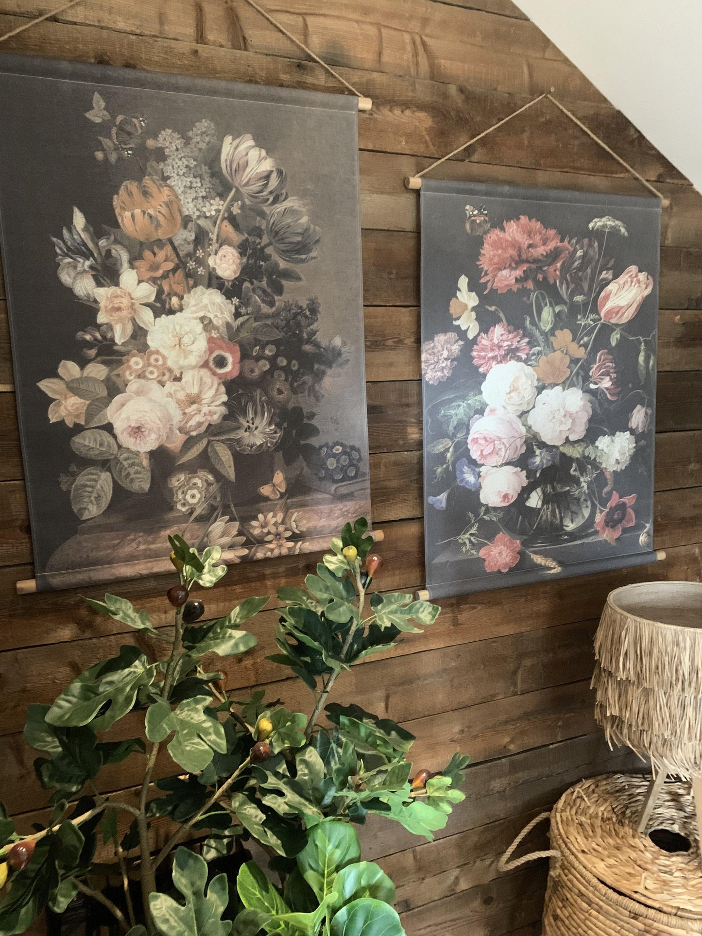 Floral Display Mural Wall Hanging 97 x 76cm - Flo & Joe