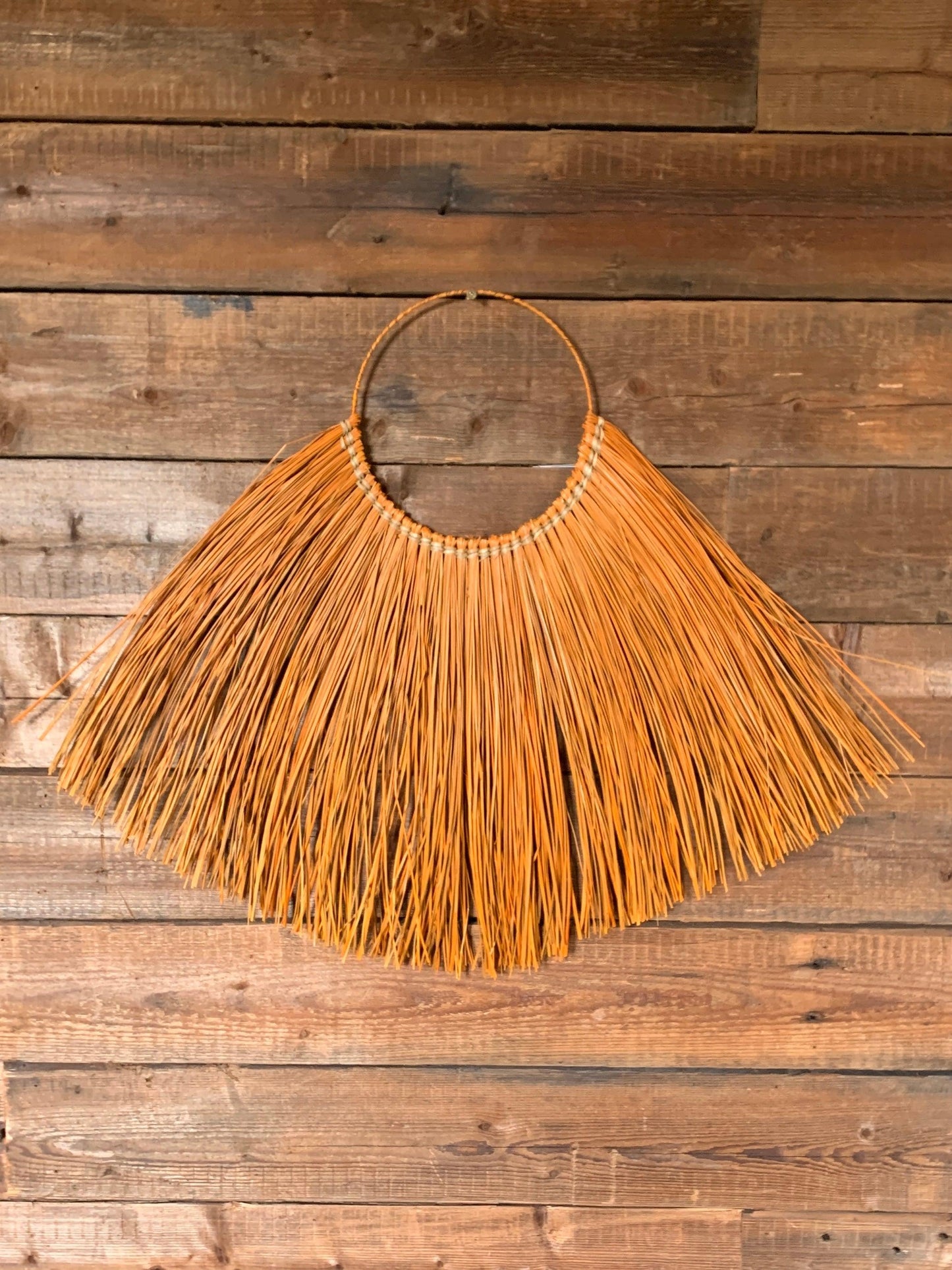 Handmade Rust Seagrass Wall Hanging - Flo & Joe