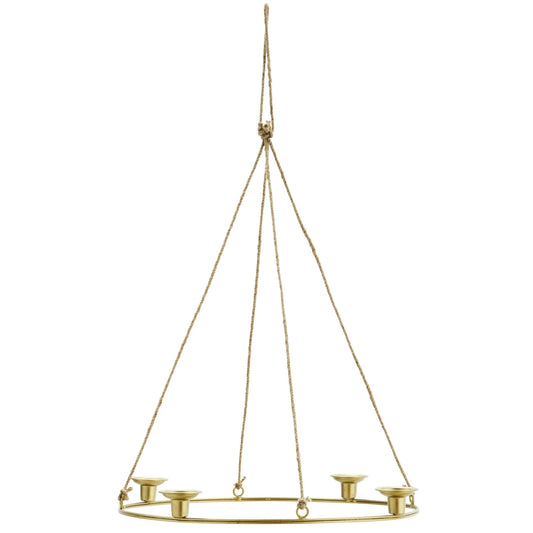 Hanging Golden Candle Holder - Flo & Joe