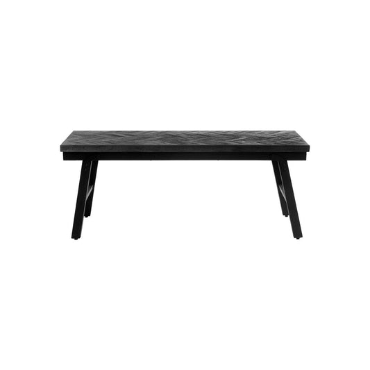 Herringbone Foldable Bench - Black 150cm - Flo & Joe
