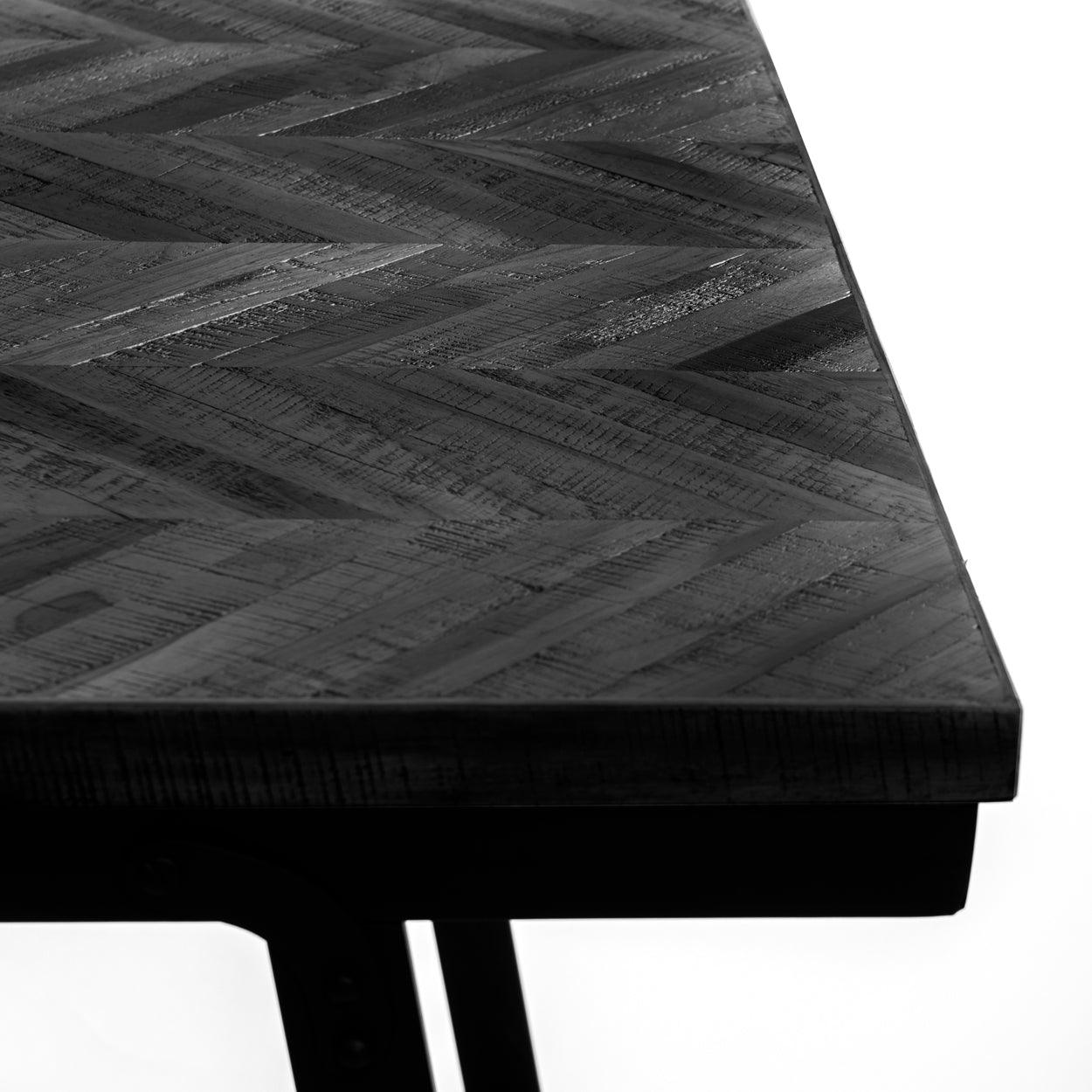 Herringbone Foldable Table - Black 160cm - Flo & Joe