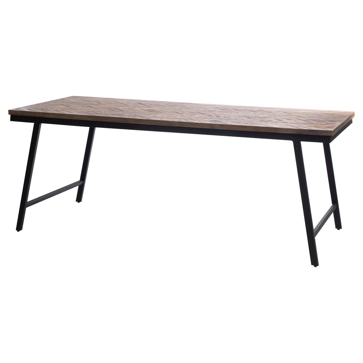 Herringbone Foldable Table - Natural 200cm - Flo & Joe