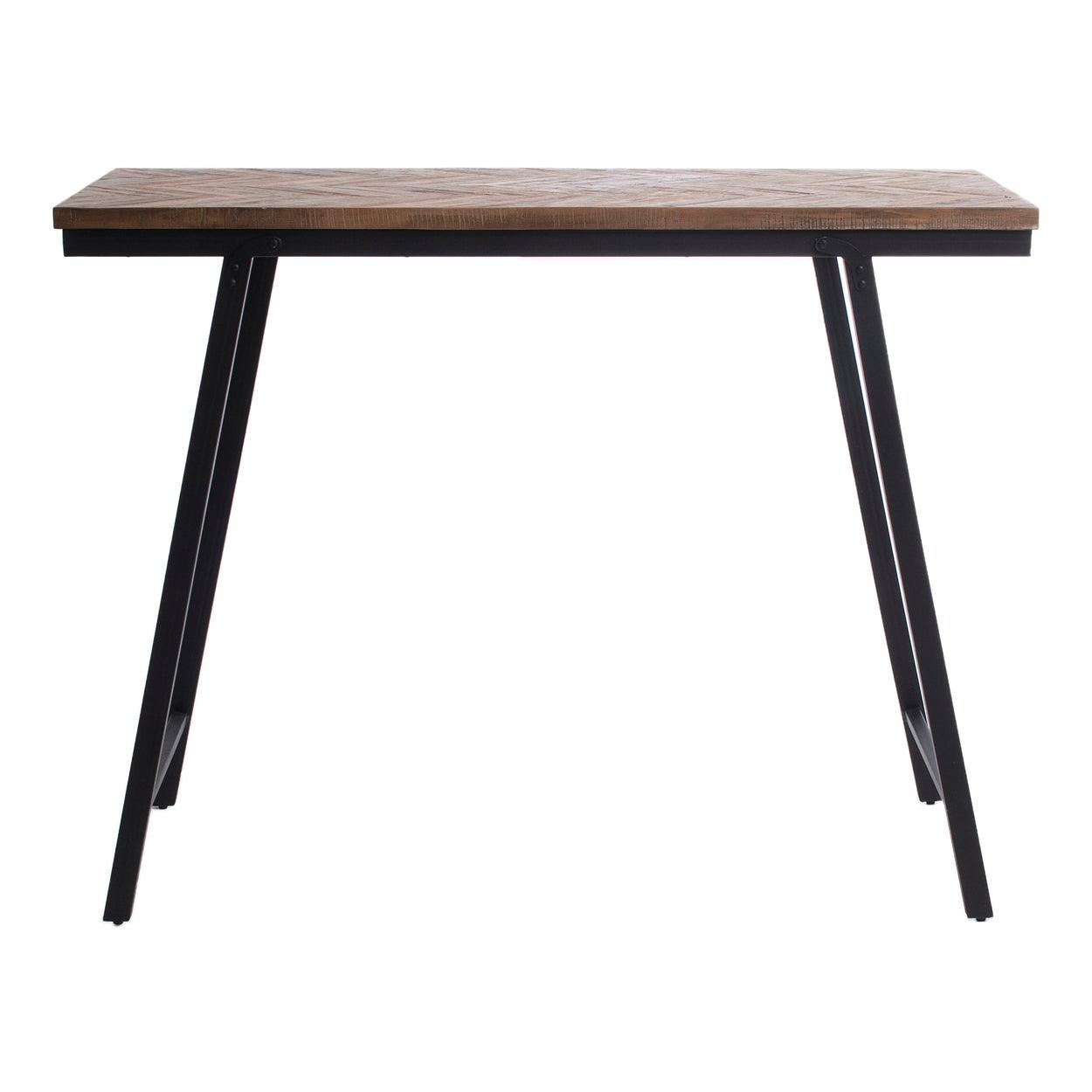 Herringbone High Table - Natural - Flo & Joe