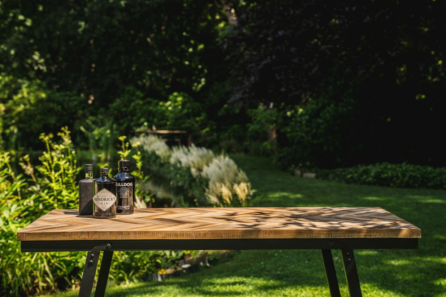 Herringbone High Table - Natural - Flo & Joe