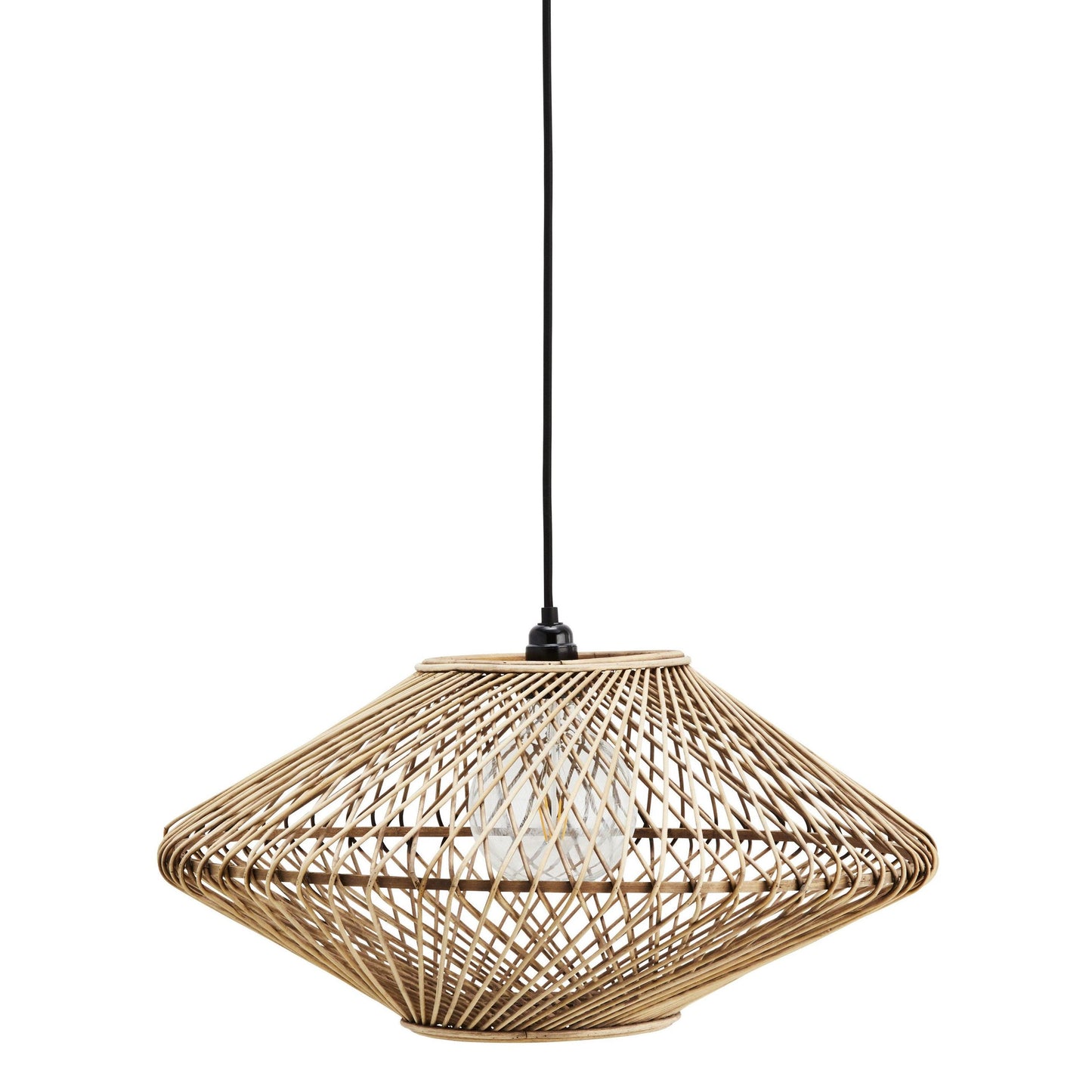 Large Rattan Pendant Light - Flo & Joe