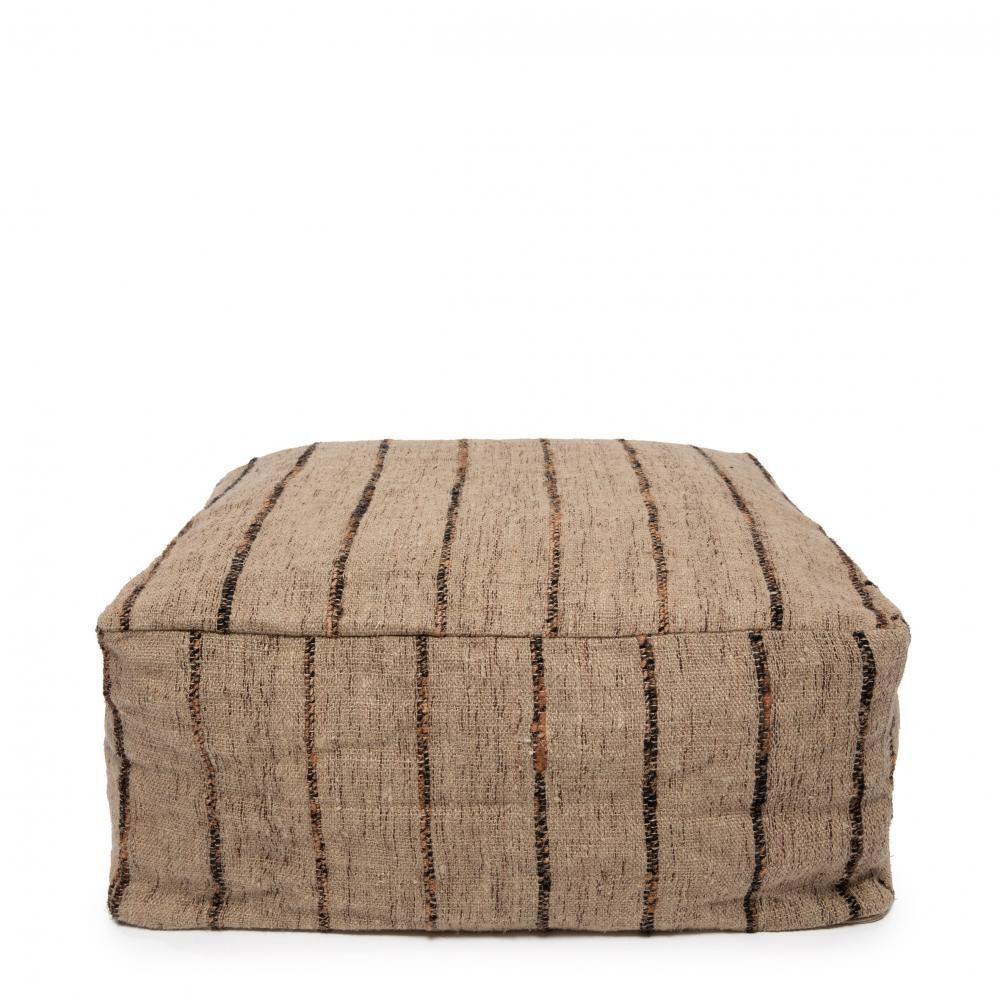 Oh My Gee Pouffe Beige Black - Flo & Joe