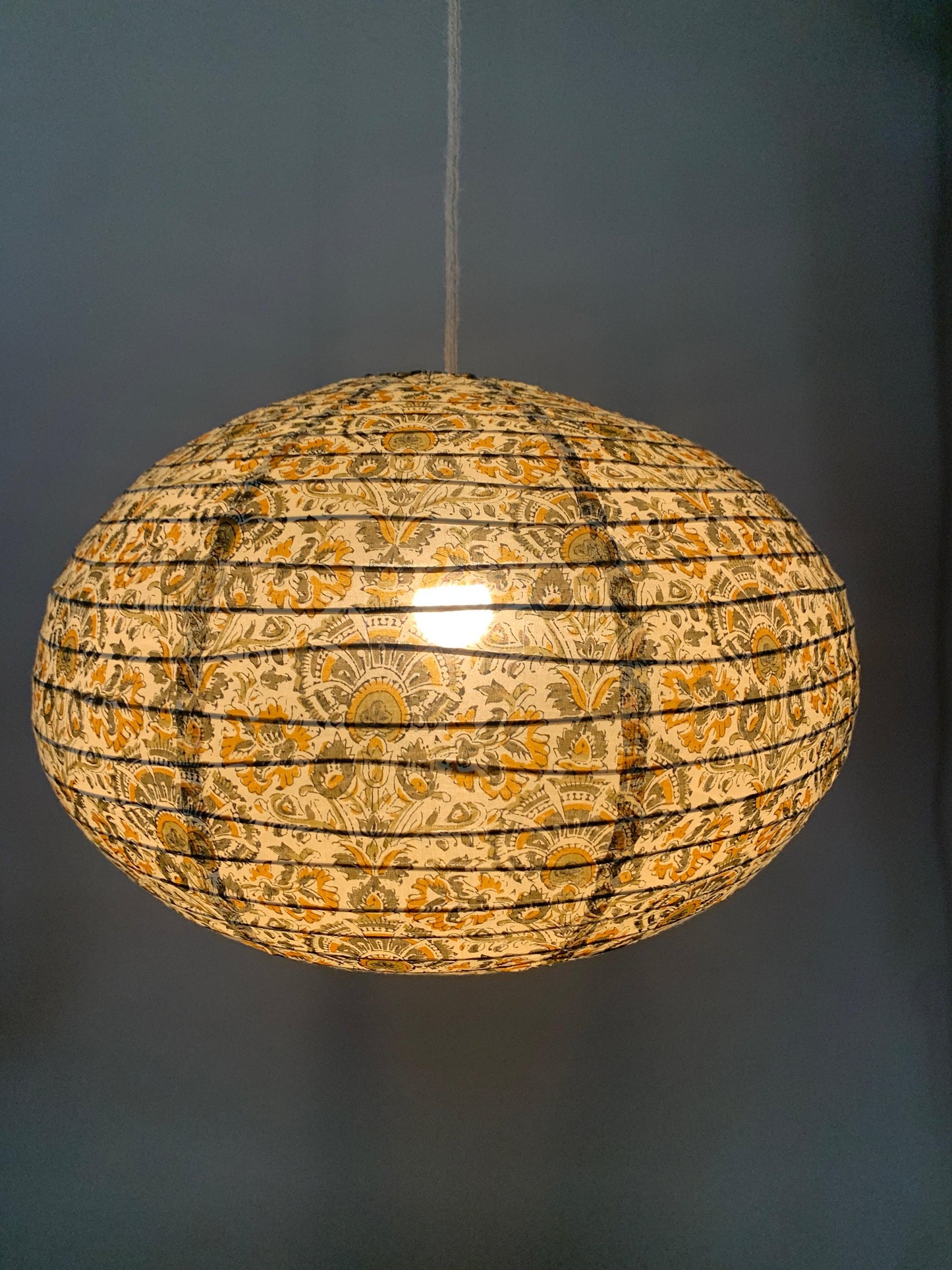 Printed Cotton Pendant Shade - XL - Flo & Joe