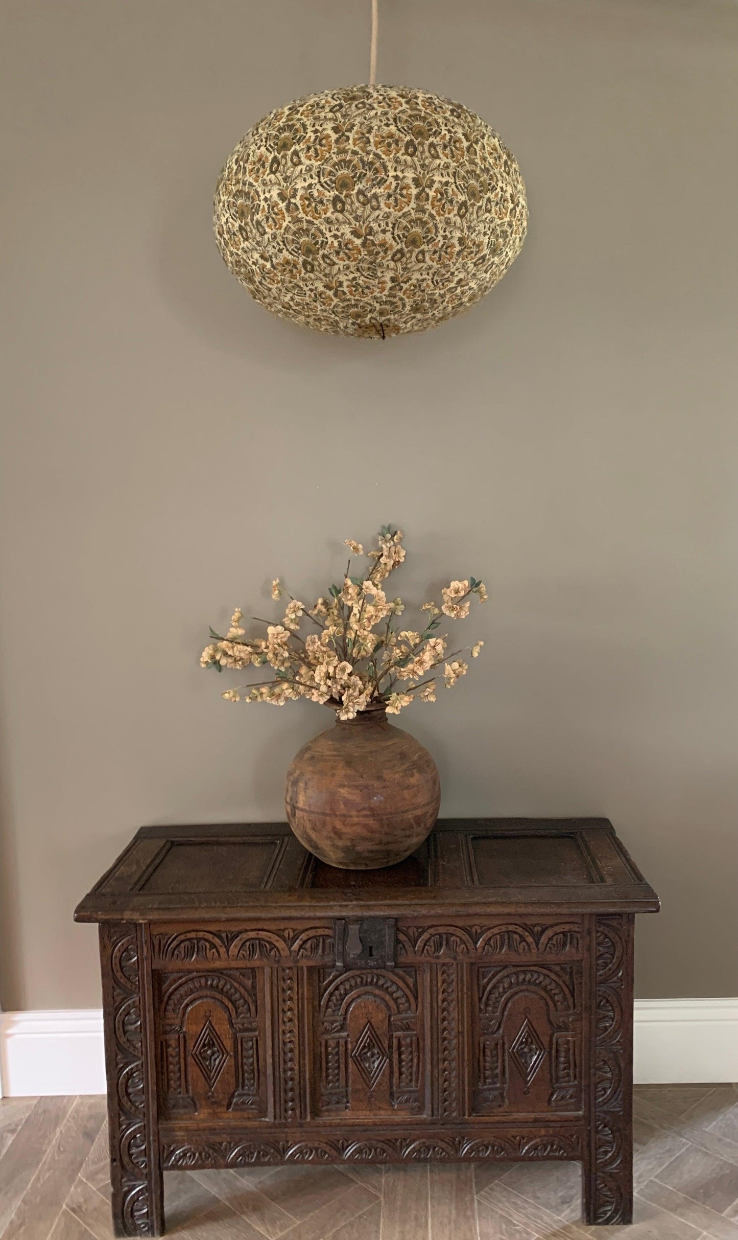 Printed Cotton Pendant Shade - XL - Flo & Joe