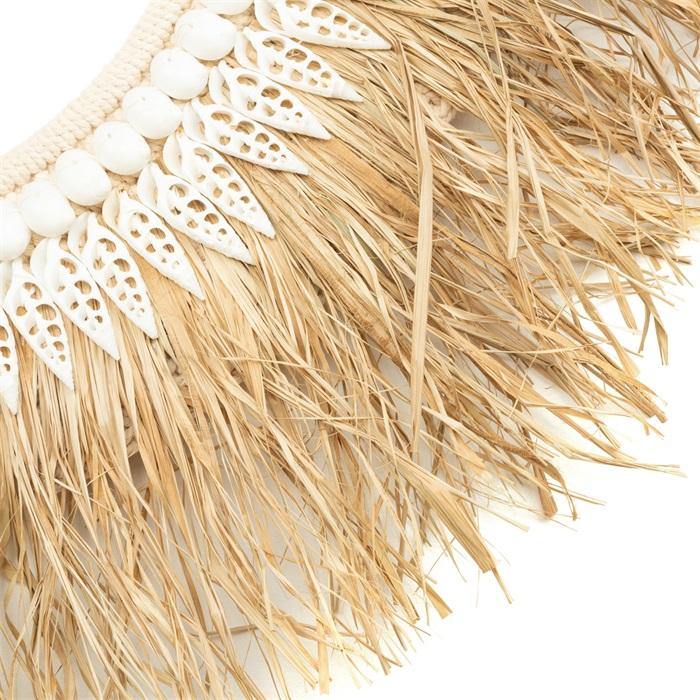Raffia Shell Mirror - Flo & Joe