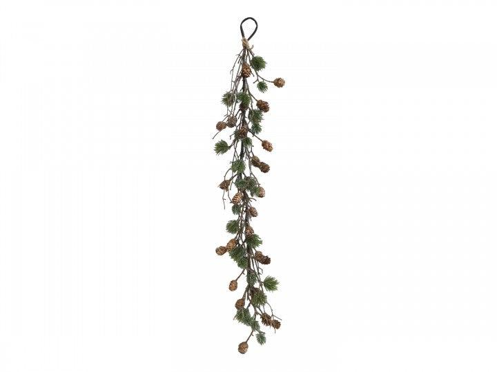 Rustic Pine Cone & Cedar Branch Garland - Flo & Joe