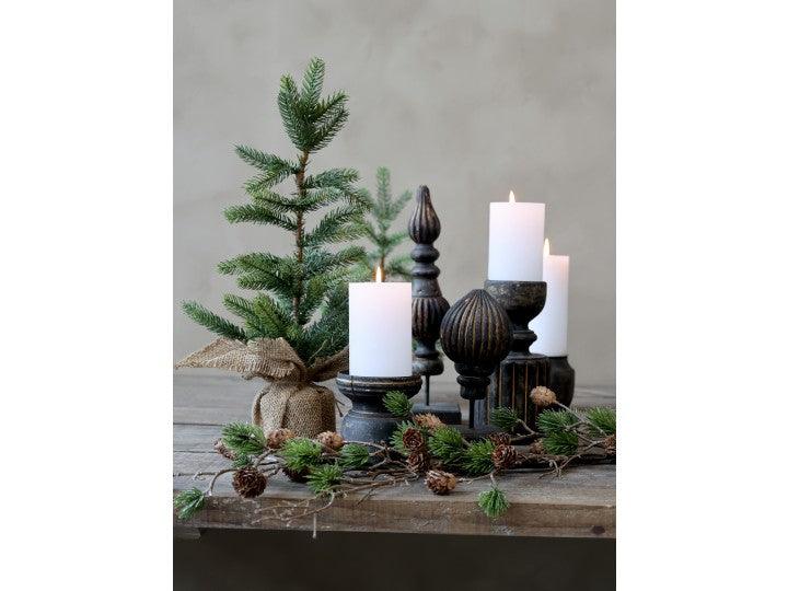 Rustic Pine Cone & Cedar Branch Garland - Flo & Joe