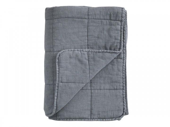 Stonewashed Charcoal Quilt - Flo & Joe