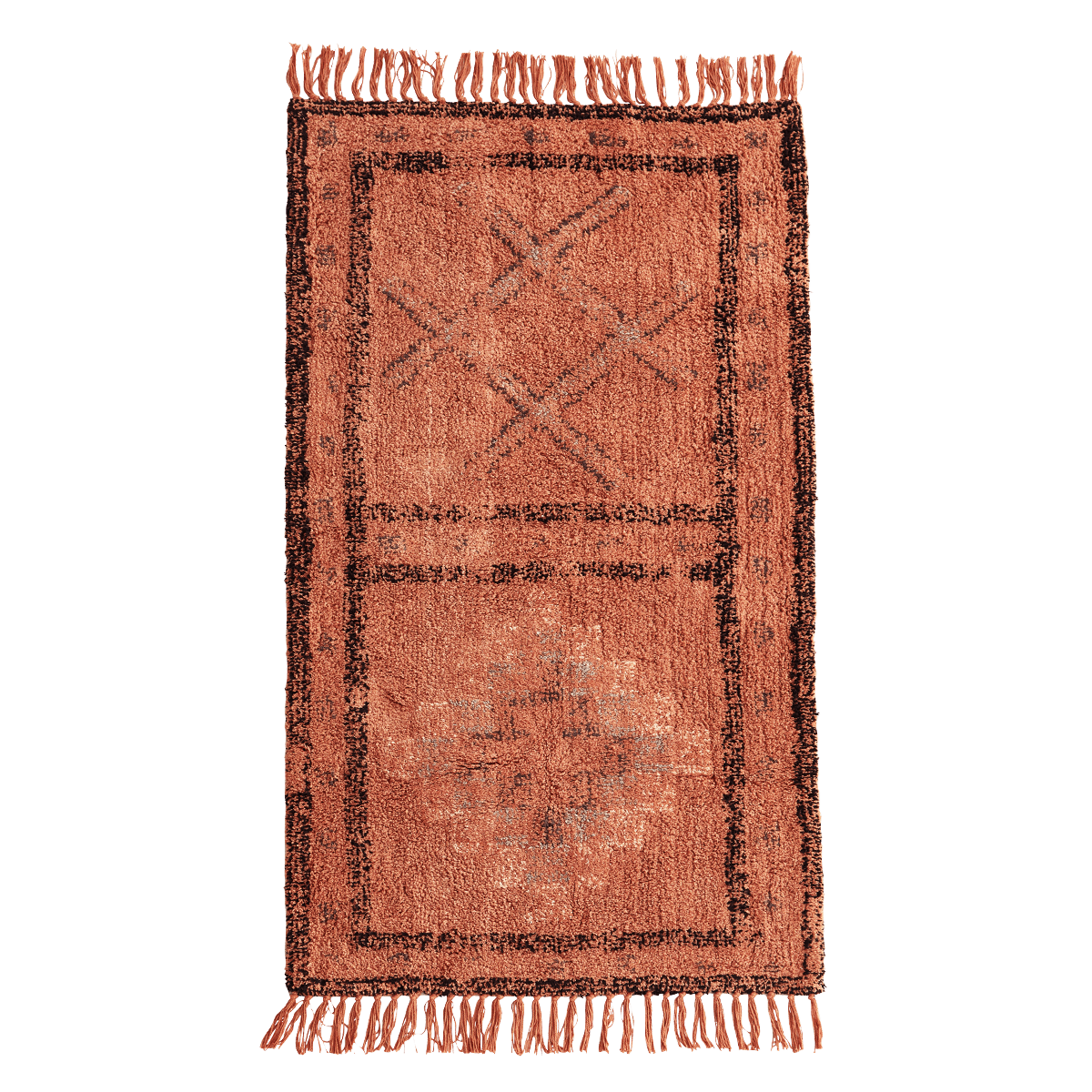 Terracotta Tassel Runner Rug - Flo & Joe