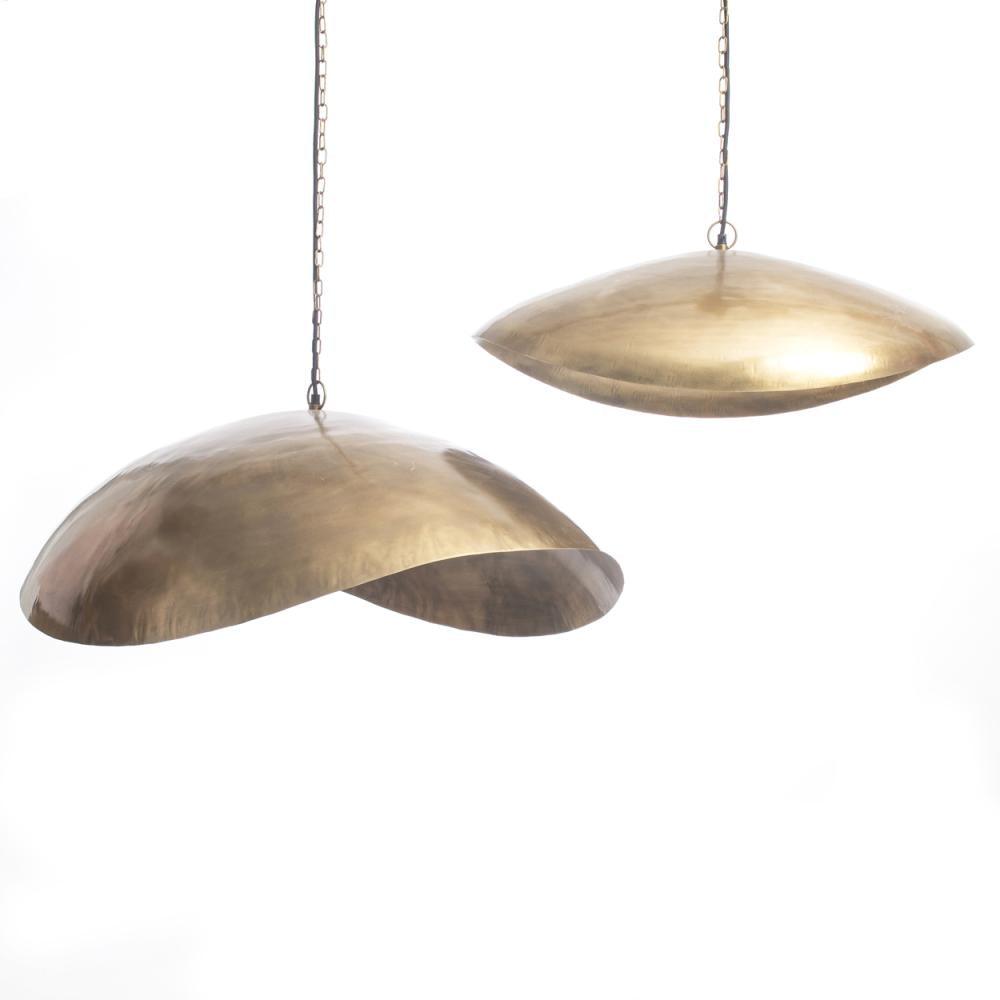 The Fortune Cookie Brass Pendant - L - Flo & Joe