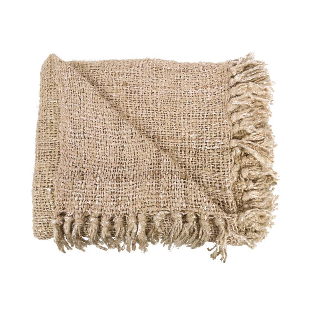 The s'il vous Plaid - Beige Throw - Flo & Joe