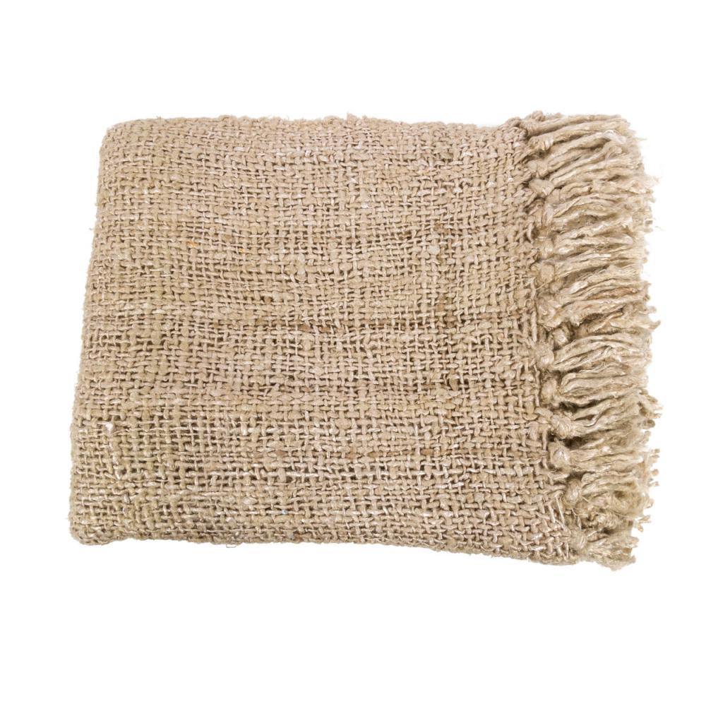 The s'il vous Plaid - Beige Throw - Flo & Joe