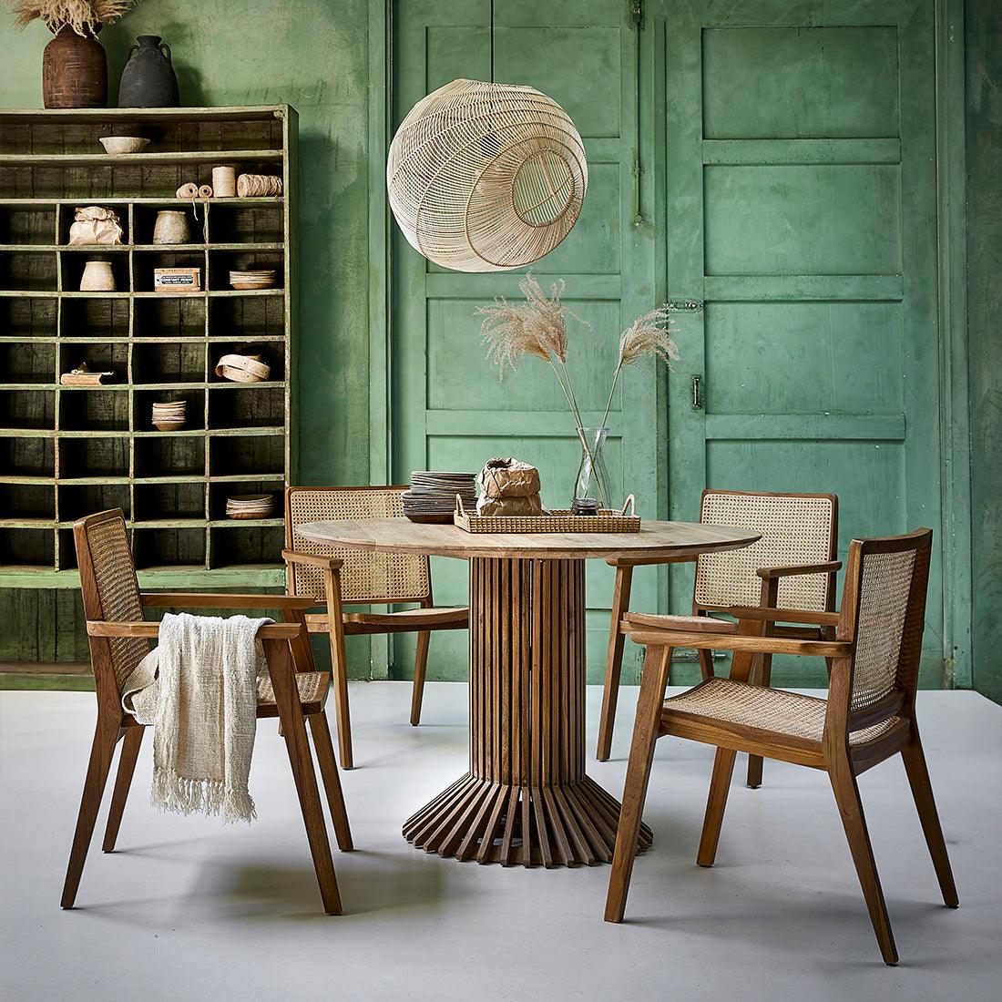 The sphere pendant light natural flo & joe