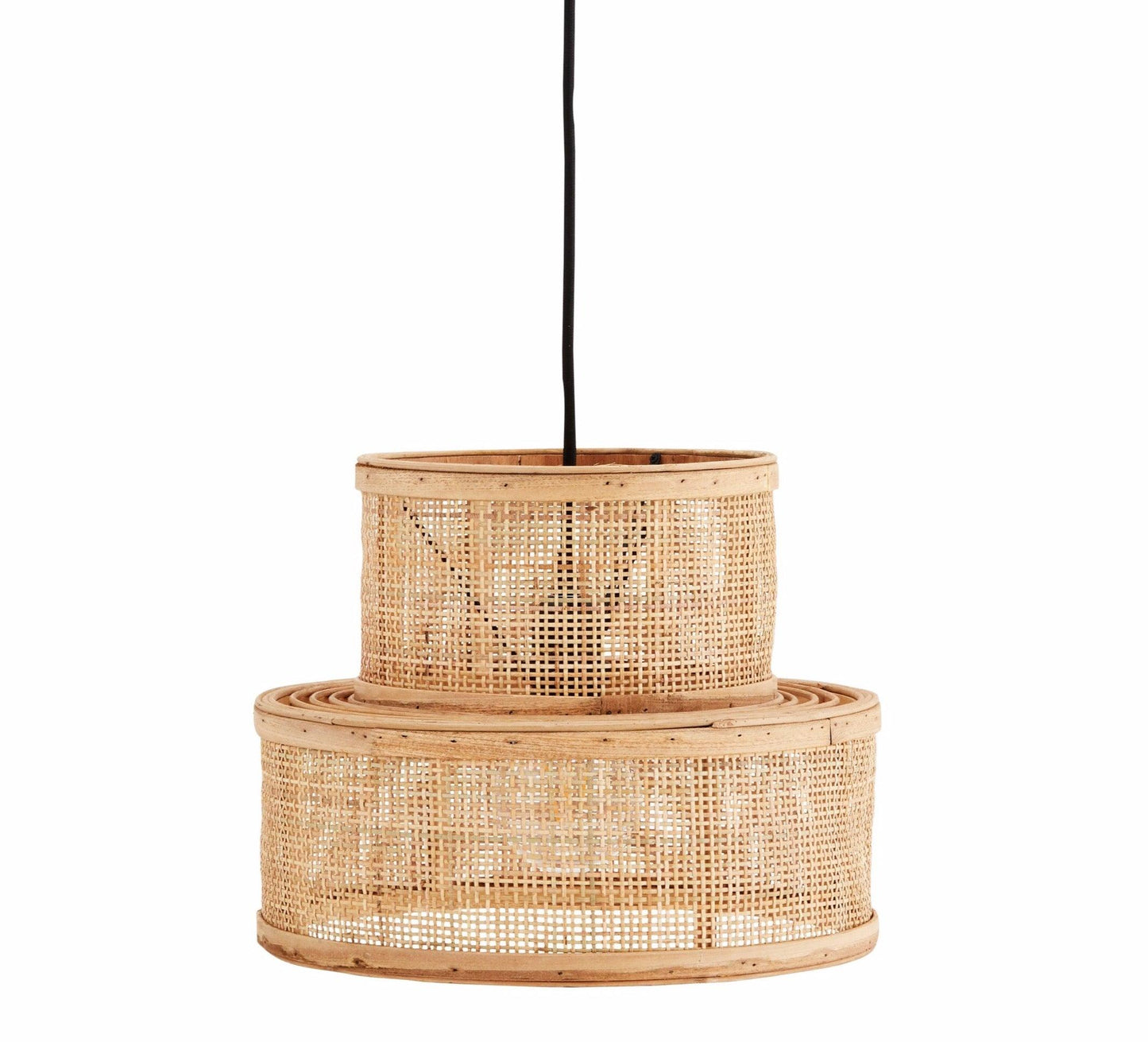 Tiered Rattan Pendant Light - Flo & Joe