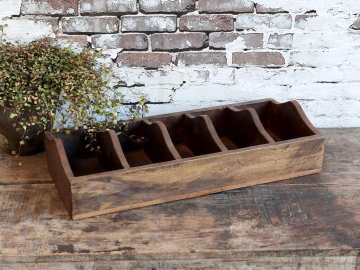 Wooden compartment tray flo & joe