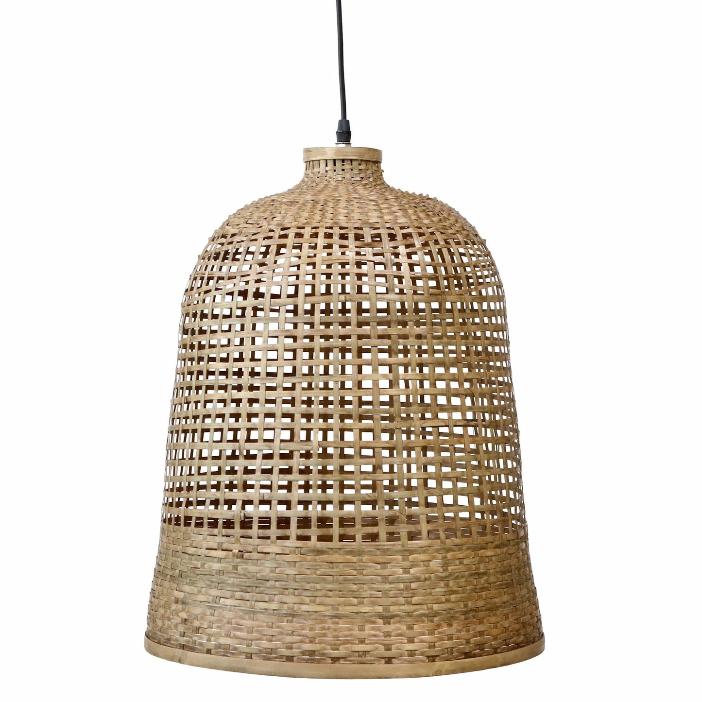 Woven Bamboo Pendant Light - Flo & Joe