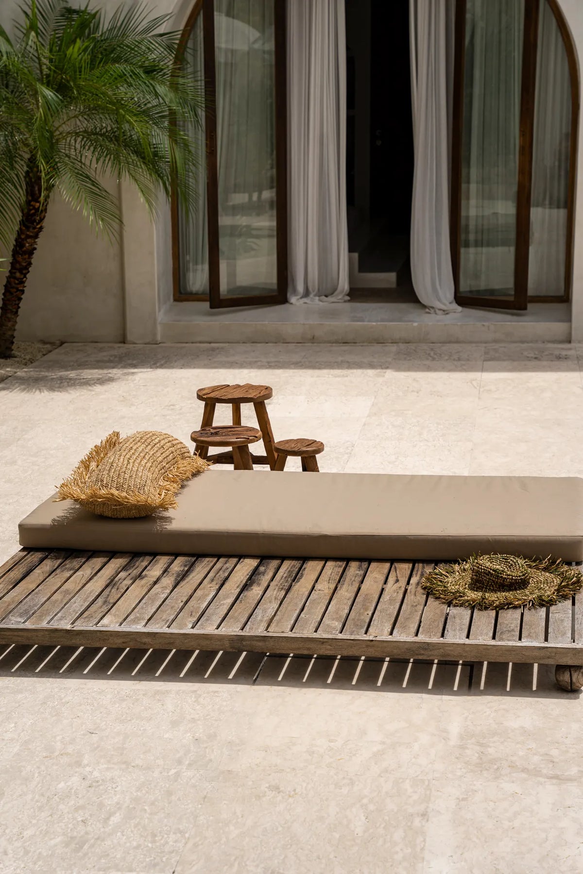 The Raffia Rectangle Cushion Cover - 35 x 100
