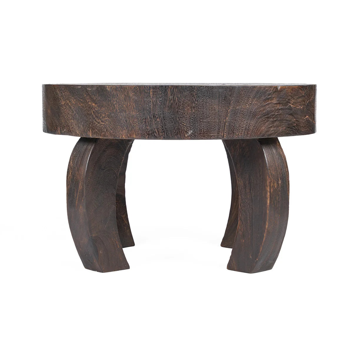 The octo coffee table   dark walnut