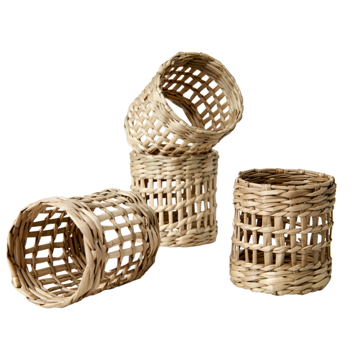 Napkin Ring Set of 4 - Natural