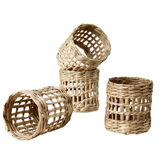 Napkin Ring Set of 4 - Natural
