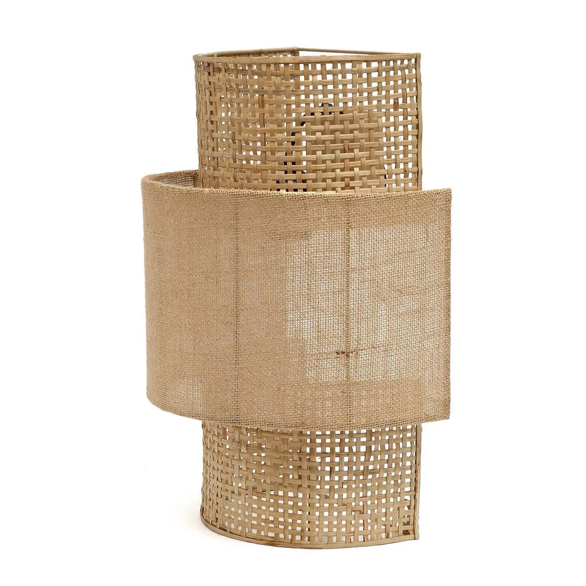 The bolly jute wall light shade