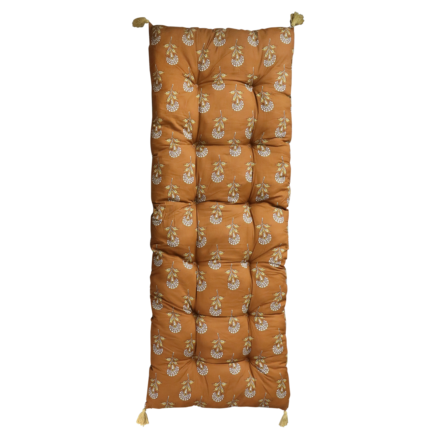 Cotton Mattress - Terracotta Print