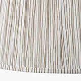 Natural Stripe Pleated Lampshade