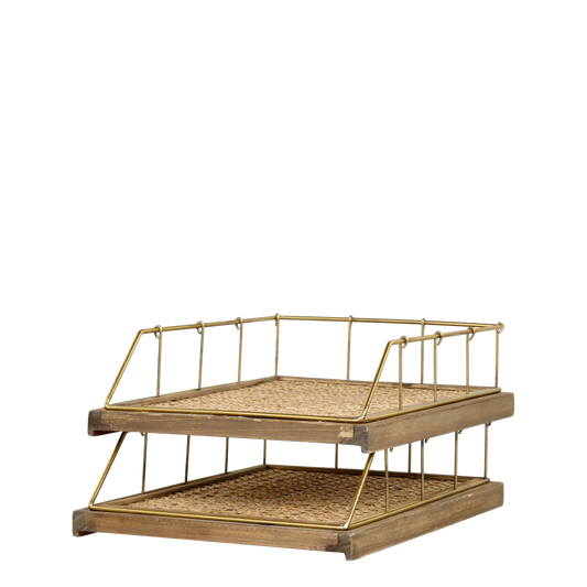 Rattan Letter Tray