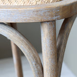 French Wicker Counter Stool / Chair