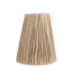 Raffia Table lamp Shade in conical design