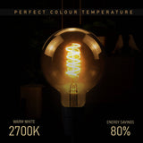 G125 Vintage XL Globe LED  - Dimmable