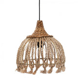 Abaca Tassel Light - Rattan Light and Lamp shades - Flo & Joe