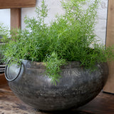 Antiqued Metal  Pot - Flo & Joe