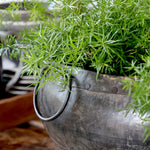 Antiqued Metal  Pot - Flo & Joe