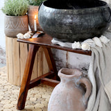 Antiqued Metal  Pot - Flo & Joe