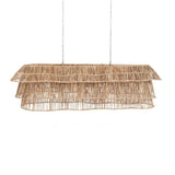 The Binghi Pendant Light - Natural Seagrass  Rattan Chandelier- Flo & Joe