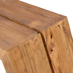 Close-up of a wooden lap top table for bed or sitting