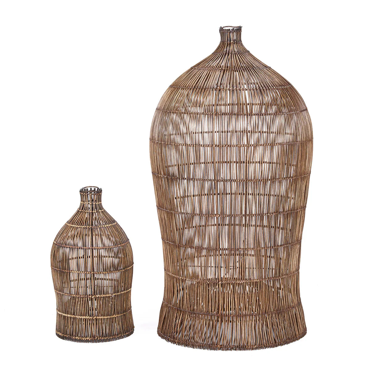 The Woven Bell Pendant - Dark Walnut - XL – Flo & Joe