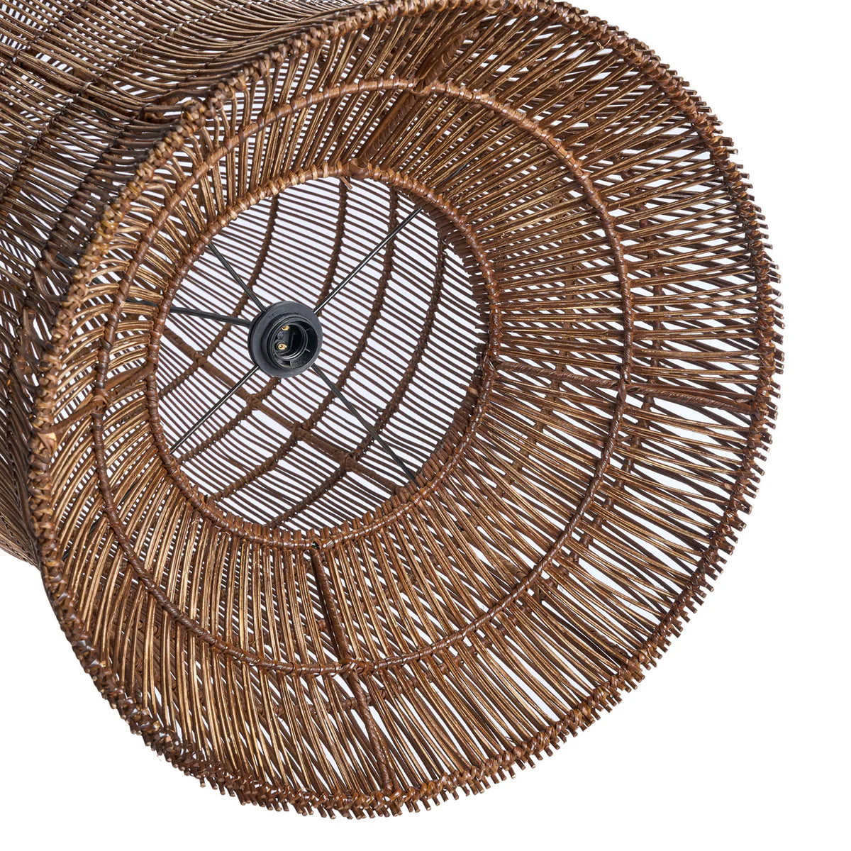 The Woven Bell Pendant - Dark Walnut - XL – Flo & Joe