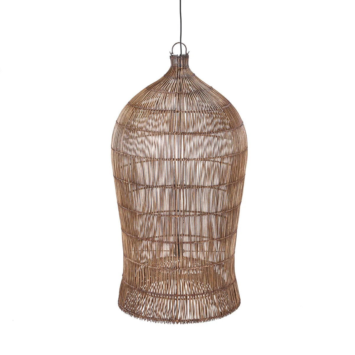 The Woven Bell Pendant - Dark Walnut - XL – Flo & Joe