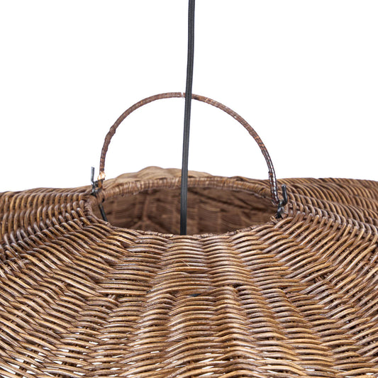 The Dark Wave Rattan Pendant - Extra Large