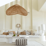 The Cloud Pendant - Natural  Rattan Light Shade 120cm  Extra Large Ceiling  Chandelier Light - Flo & Joe UK